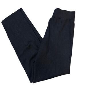 Silk & Salt Black Ribbed Loungewear Pants